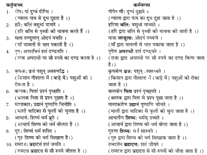 वाच्‍य परिवर्तन | Chapter Explanation | संस्कृत कक्षा 9 (Sanskrit Class 9)