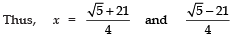 Class 10 Maths Chapter 4 Question Answers - Quadratic Equations