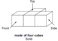 NCERT Solutions for Class 8 Maths - Visualising Solid Shapes - 1