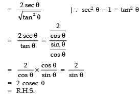 Class 10 Maths Chapter 8 Question Answers - Introduction to Trigonometry