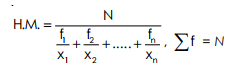 Harmonic Mean - Measures of Central Tendency, Business Mathematics & Statistics | SSC CGL Tier 2 - Study Material, Online Tests, Previous Year