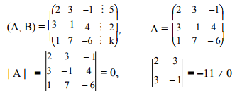 Systems of Linear Equations - Matrices and Determinants, Business Mathematics & Statistics | Business Mathematics and Statistics - B Com