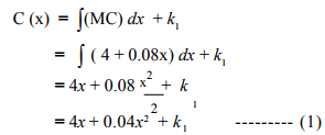 Integration in economics and commerce - Integration, Business Mathematics & Statistics | Business Mathematics and Statistics - B Com