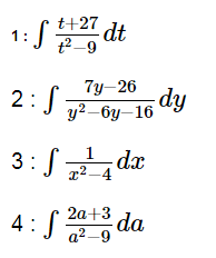 Partial fraction method of Integration, Business Mathematics & Statistics | Business Mathematics and Statistics - B Com