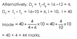 मोड - केंद्रीय प्रवृत्ति के माप, व्यावसायिक गणित और सांख्यिकी | SSC CGL Tier 2 - Study Material, Online Tests, Previous Year (Hindi)
