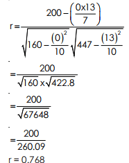 Karl Pearson`s Coefficient of Correlation-Correlation & Regression, Business Mathematics & Statistic | SSC CGL Tier 2 - Study Material, Online Tests, Previous Year