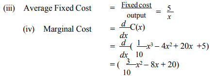 Applications - Differentiation, Business Mathematics & Statistics | Business Mathematics and Statistics - B Com