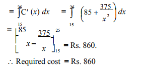 Integration in economics and commerce - Integration, Business Mathematics & Statistics | Business Mathematics and Statistics - B Com