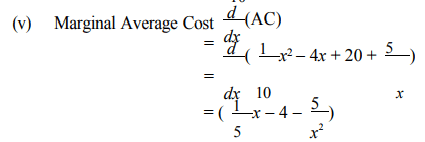 Applications - Differentiation, Business Mathematics & Statistics | Business Mathematics and Statistics - B Com