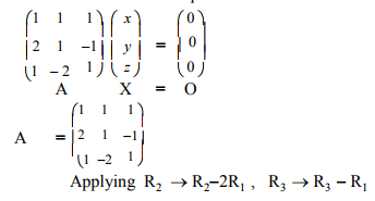 Systems of Linear Equations - Matrices and Determinants, Business Mathematics & Statistics | Business Mathematics and Statistics - B Com