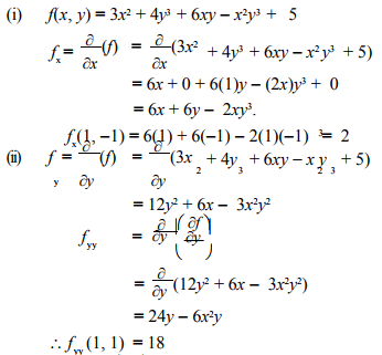 Partial Derivatives - Differentiation, Business Mathematics & Statistics | Business Mathematics and Statistics - B Com