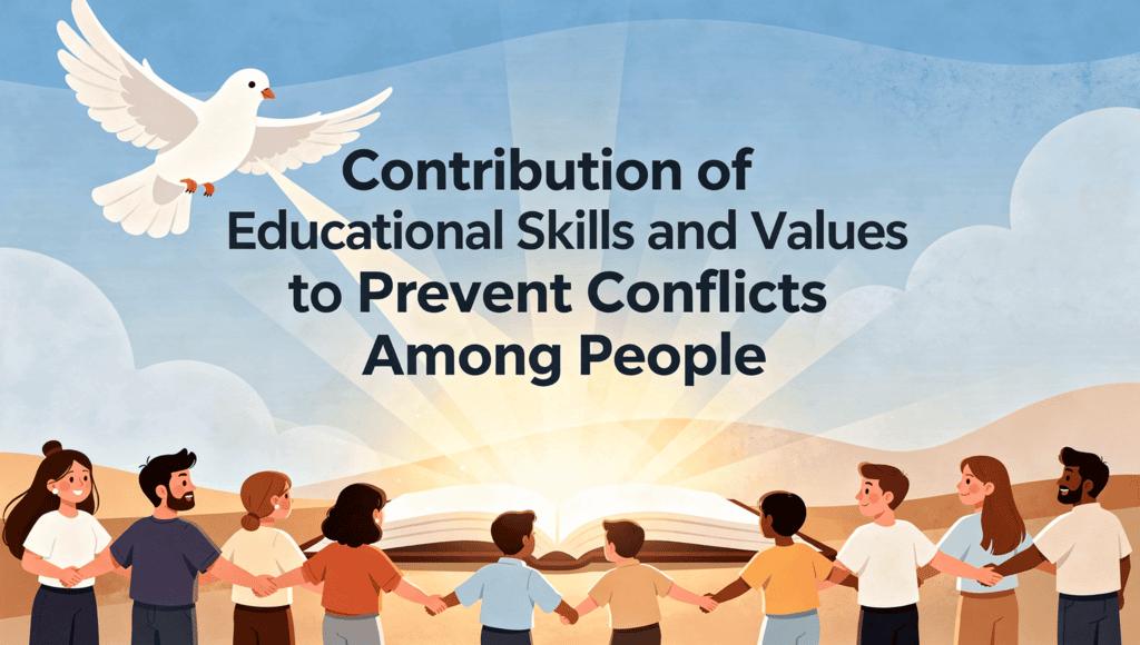 Contribution of Educational Skills and Values to Prevent Potential Conflicts Among People