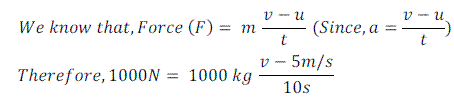 Numerical Problems Based on Newton`s Second Law of Motion(2) - Force & Laws of Motion - Class 9