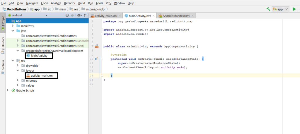 How to add Radio Buttons in an Android Application? - Software Development