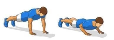 Push-up Movement Diagram