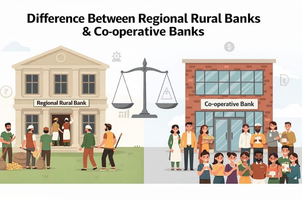 Difference Between Regional Rural Banks and Co-operative Banks - IBPS PO