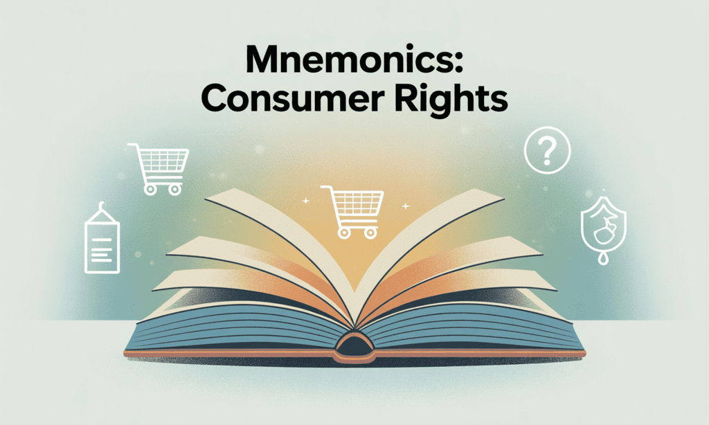 Mnemonics: Consumer Rights | Social Studies (SST) Class 10