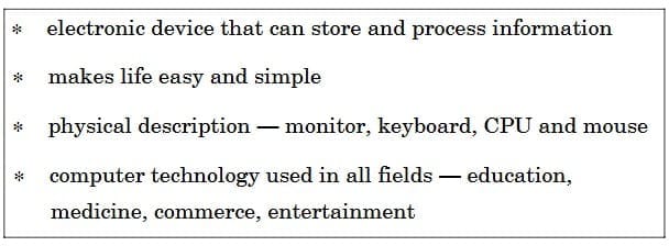 Model Answers for Section B - Creative Writing 