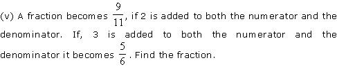 Pair of Linear Equations In Two Variables Notes - Class 9