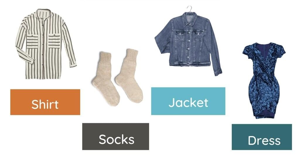 Notes: Words Related to Clothes | English Olympiad for Class 3