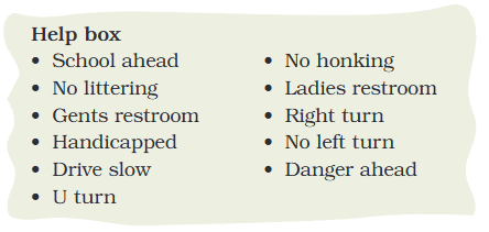 C. Identify the following symbols and write their meanings