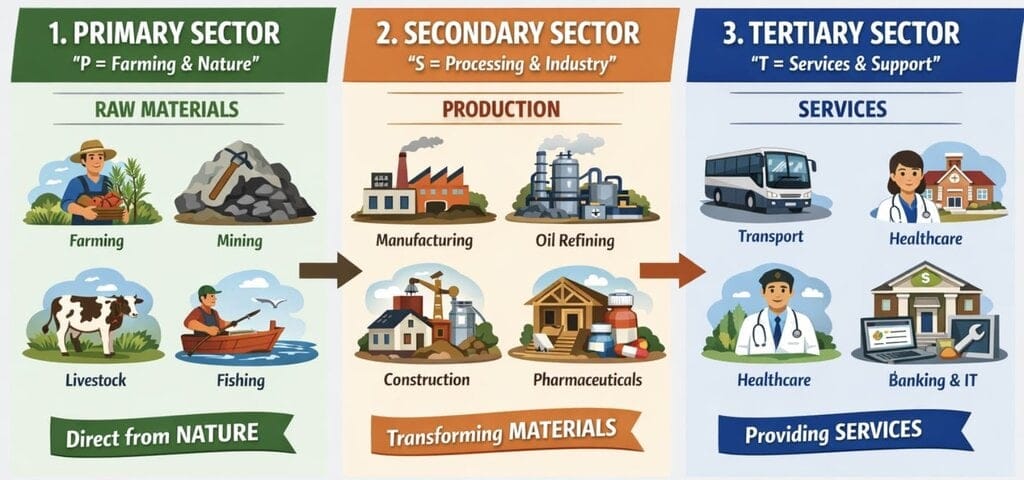 Three Economic Sectors