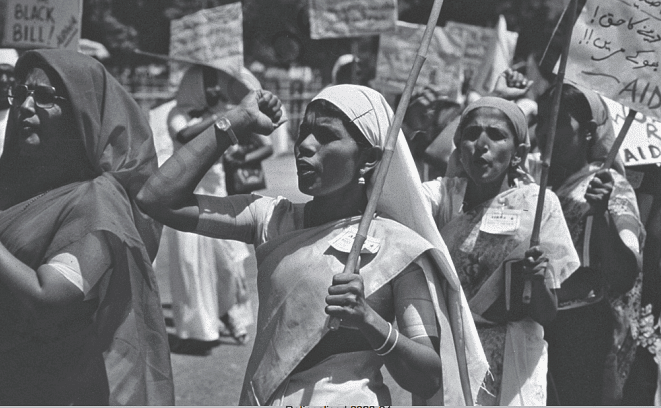 Mass movements by women in India