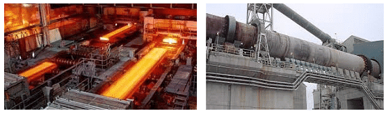 Iron and Steel Industry(left) and Cement Industry(right)