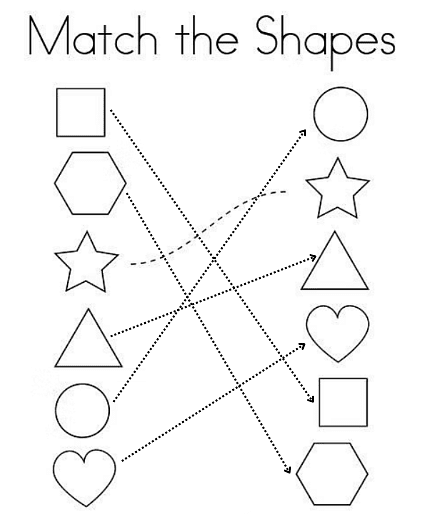 Worksheet Solutions: Shapes - 1 | Maths for LKG