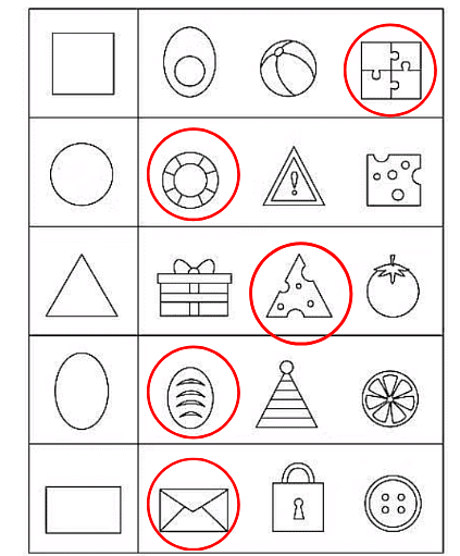 Worksheet Solutions: Shapes - 2 | Maths for LKG