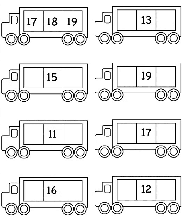 Worksheet: Number After Number Before | Maths for LKG