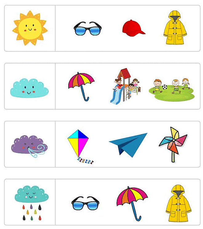 Worksheet: Seasons | EVS for LKG