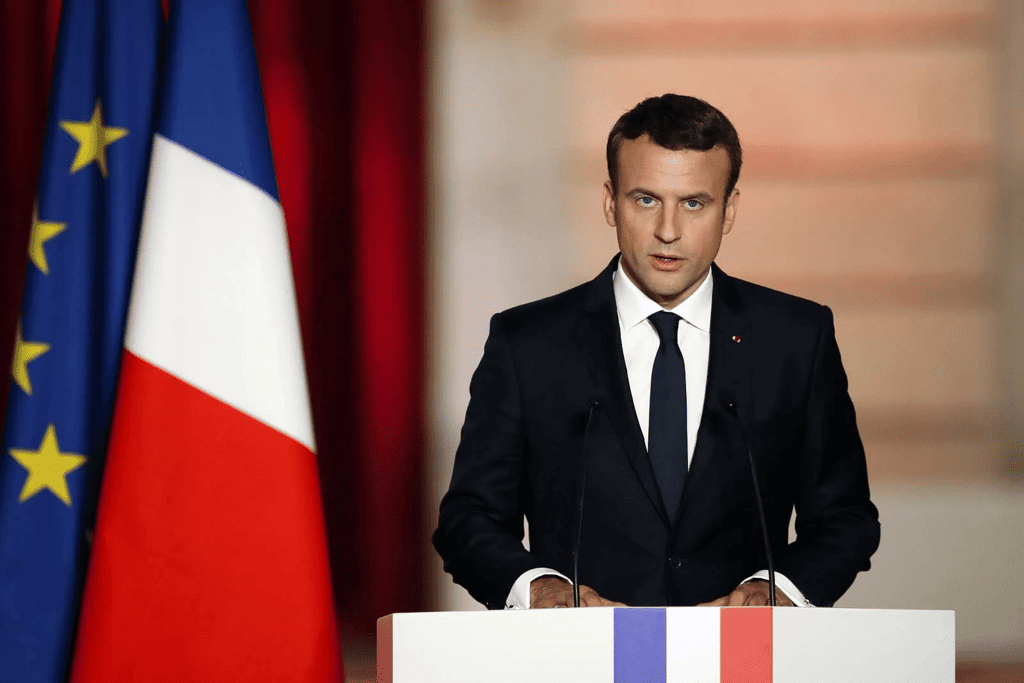 Emmanuel Macron (president of France )