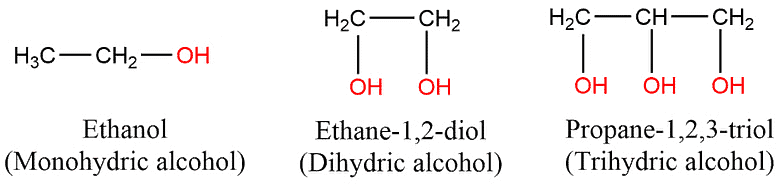 Mono, Di & Trihydric Alcohols
