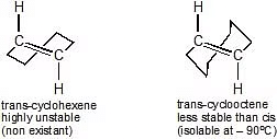 Trans-Cyclohexene and Trans-Cyclooctene