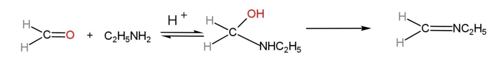 Ethylamine Reaction with Aldehydes