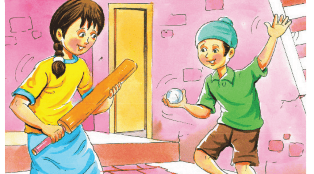 Jeet got ready to throw the ball