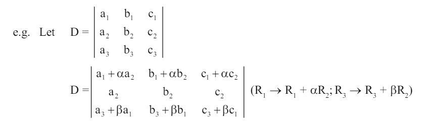 Notes: Determinant | Mathematics (Maths) for JEE Main & Advanced