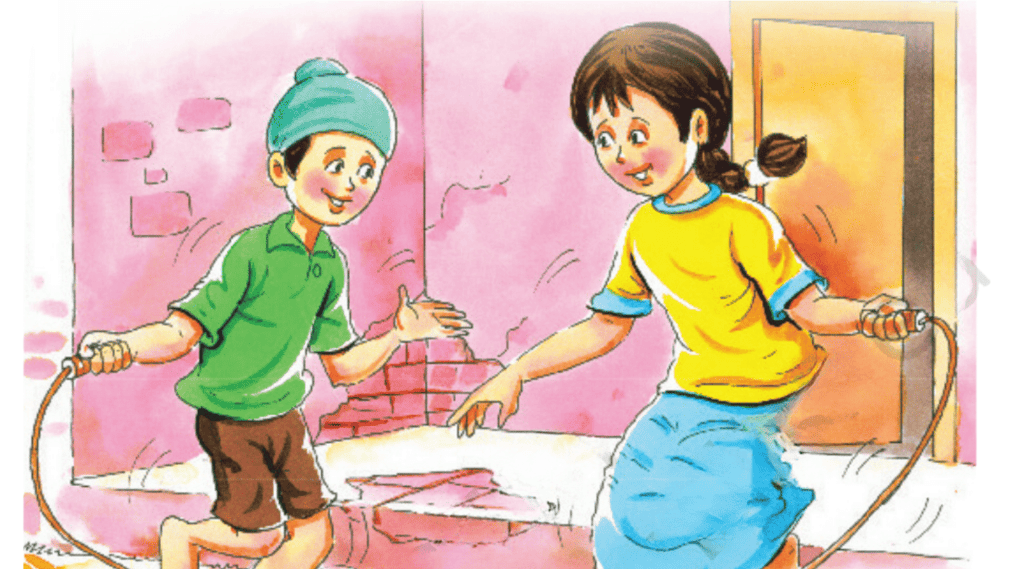 They played many games and skipped the&nbsp;rope.