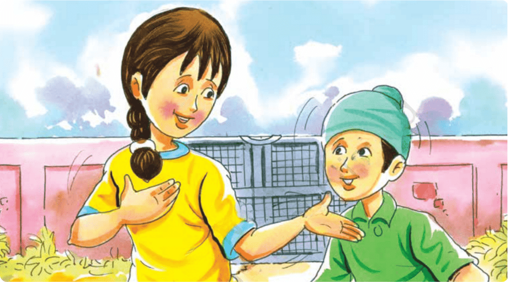 Babli knew how to make a ball. They got a few rags, paper and wool.&nbsp; Babli also brought a piece of string. She rolled rags, paper and wool together to make a&nbsp;ball.&nbsp;