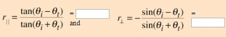 Fresnel`s Law - EM Waves, Electromagnetic Theory, CSIR-NET Physical Sciences | Physics for IIT JAM, UGC - NET, CSIR NET