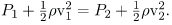 Bernoulli’s Equation