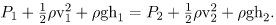 Bernoulli’s Equation