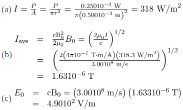 Energy in Electromagnetic Waves