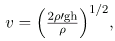 Bernoulli’s Equation