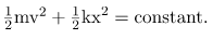 Energy and the Simple Harmonic Oscillator | Basic Physics for IIT JAM