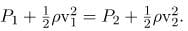 Bernoulli’s Equation