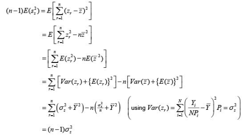 Probability proportional to size sampling - 1, CSIR-NET Mathematical Sciences | Mathematics for IIT JAM, GATE, CSIR NET, UGC NET