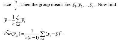 Systematic sampling - 2, CSIR-NET Mathematical Sciences | Mathematics for IIT JAM, GATE, CSIR NET, UGC NET