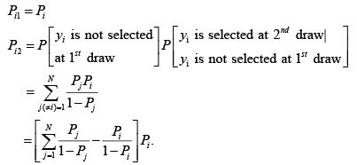 Probability proportional to size sampling - 2, CSIR-NET Mathematical Sciences | Mathematics for IIT JAM, GATE, CSIR NET, UGC NET